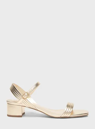 Ankle Strap Low Heel Sandals