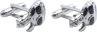 Cufflinks And Tie Clips Silver