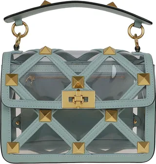 Medium Shoulder Bag Roman Stud Polimeric Mat