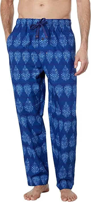 Tommy Bahama Cotton Woven Pants (Island Leaves) Men's Pajama