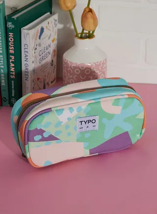 Luca Mixed Recycled Pu Pencil Case