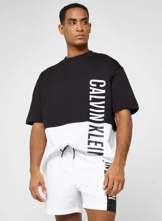 Colour Block Crew Neck T-Shirt
