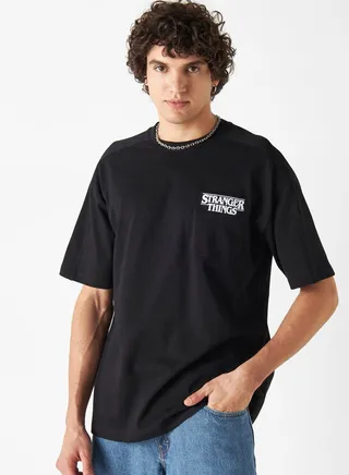 Stranger Things Print T-Shirt