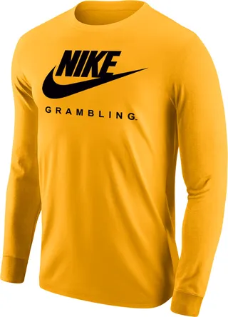 Nike Men's College 365 (Grambling State) Long-Sleeve T-Shirt in Brown