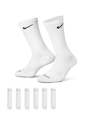 6 Pack Everyday Plus Cushion Crew Socks