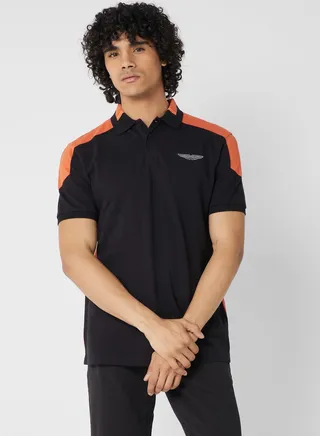 Color Block Polo