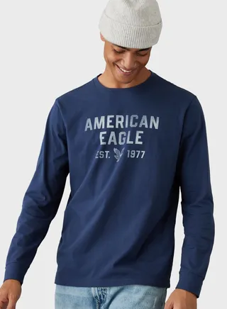 Graphic Crew Neck T-Shirt