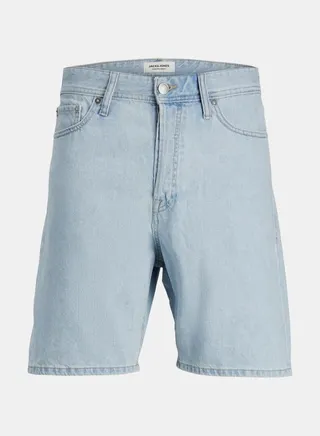 Loose Fit Denim Shorts with Pockets