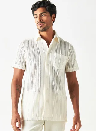 Striped  Regular\n  Fit Shirts