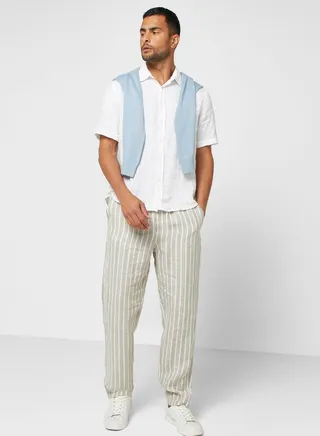 Essential Fit Linen Pant