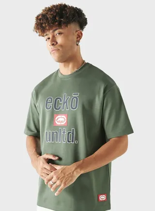 Logo Print Crew Neck T-Shirt
