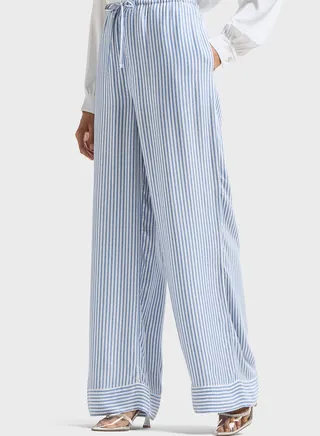 Striped High Waist Pants