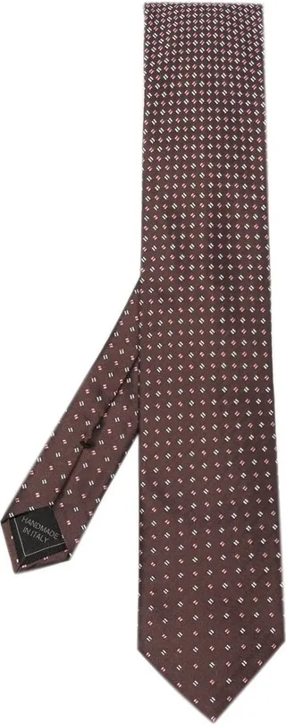 Patterned Silk Tie