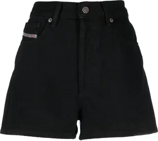 High-Waisted Denim Shorts