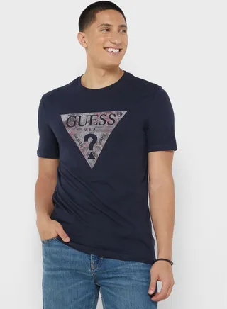 Logo Printed Crew Neck T-Shirt