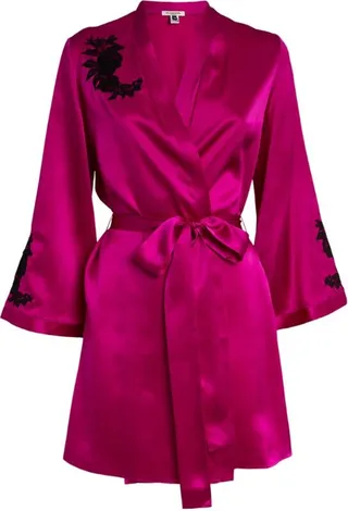 Gilda & Pearl Silk Juliette Short Robe
