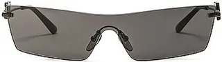 Dolce & Gabbana Rectangle Sunglasses in Black