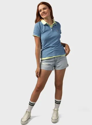 Embroidered Logo Polo T-shirt