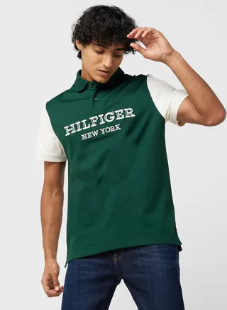 Color Block Polo