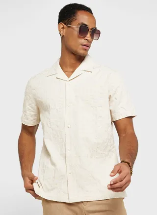 Embroidered Relaxed Fit Shirt