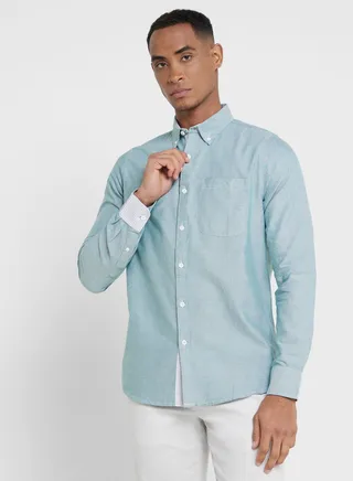 Thomas Scott Smart Slim Fit Pure Cotton Casual Shirt