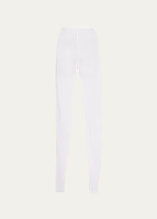 Ensley Skinny-Leg Tulle Pants
