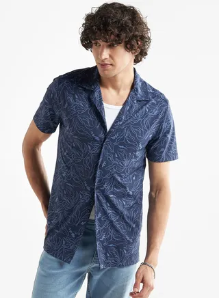 Floral Print  Regular\n  Fit Shirts