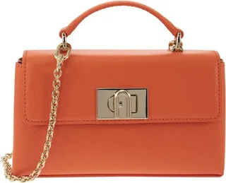 Furla Twist-Lock Chain-Linked Crossbody Bag