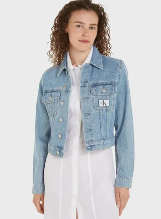 Pocket Detail Button Down Jacket