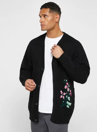 Casual Floral Print Cardigans