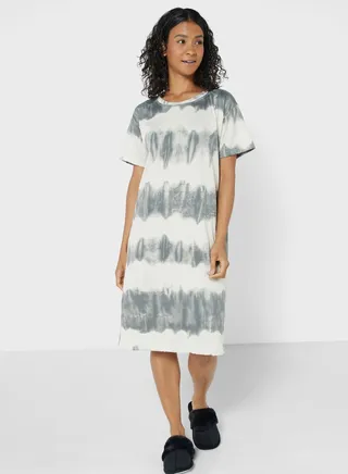 Striped Detail Nightdress