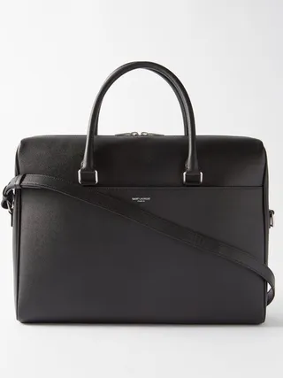 Grained-leather Briefcase