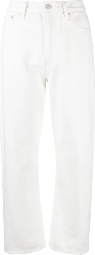 High-Waisted Boyfriend Jeans