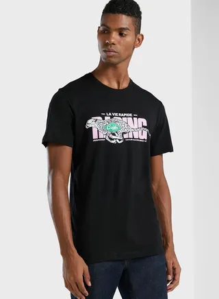 Leopard Graphic T-Shirt