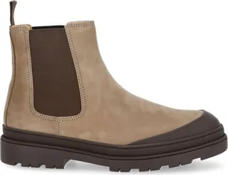 Brunello Cucinelli Round Toe Ankle Chelsea Boots