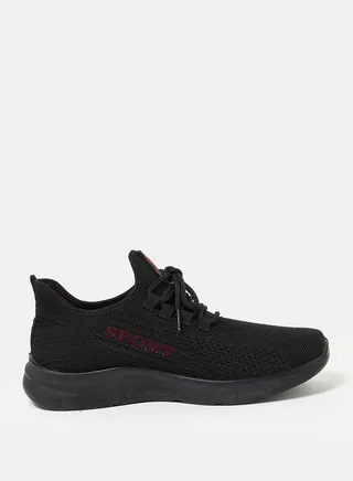 Sport Print Low Top Sneakers