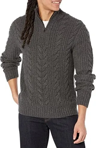 Vince Men's Cable Quarter Zip
