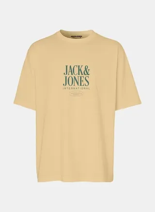 Logo Print Crew Neck Regular Fit T-shirt