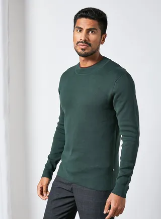 Wide Crew Neck Sweater