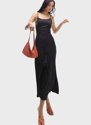 Strappy Tiered Dress
