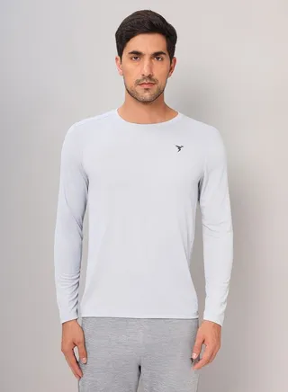 Solid Round Neck Slim Fit T-Shirt