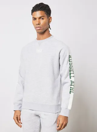Contrast Stripe Sweatshirt