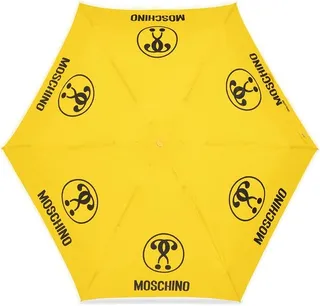 Moschino Logo-Printed Compact Umbrella
