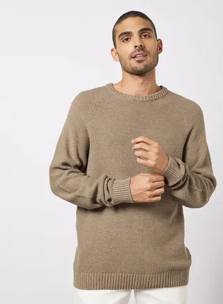 Ribbed Crew Sweater