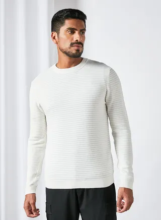 Knit Crew Neck Sweater