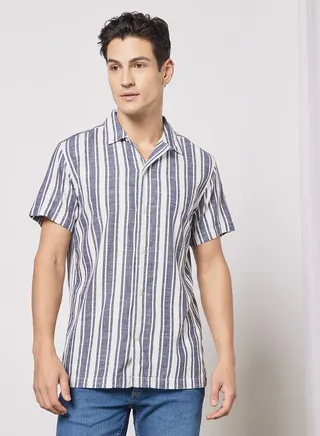 Striped Short Sleeve Shirt