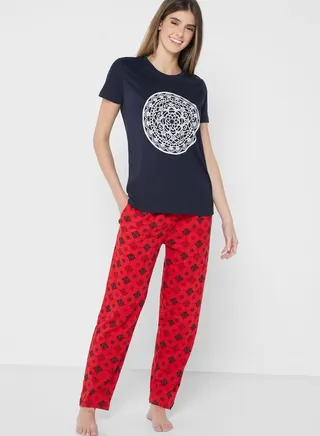 Printed Pyjama Set
