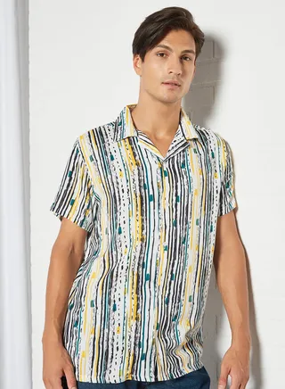 Stripe Print Shirt