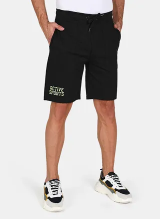 Knit Shorts With Tipping