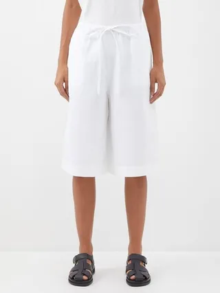 Phina Cotton-poplin Cropped Trousers